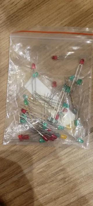 Lotto 60 pezzi LED verdi