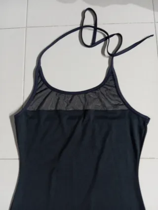 Vestido largo negro talla M
