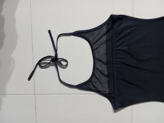 Vestido largo negro talla M