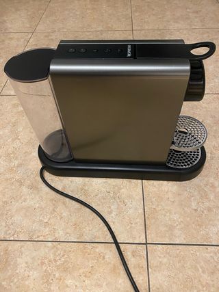 Cafetera Nespresso CitiZ Platinum Titan