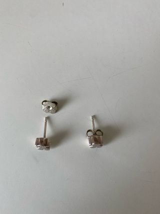 Conjunto Tous Plata Oso Collar y Pendientes