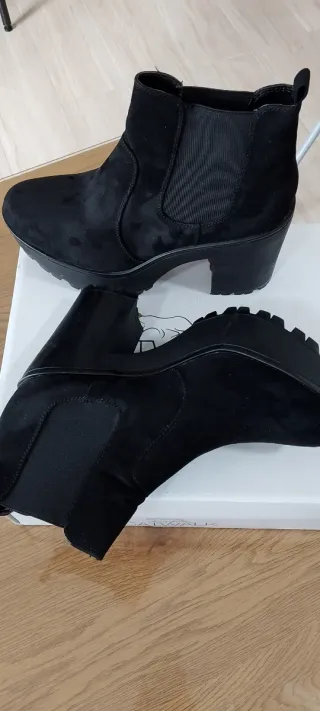 Botas Catwalk Negras Mujer