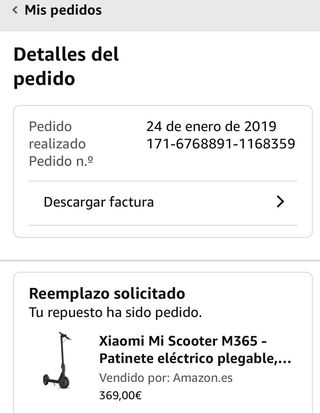 Patinete Xiaomi Mi Scooter M365