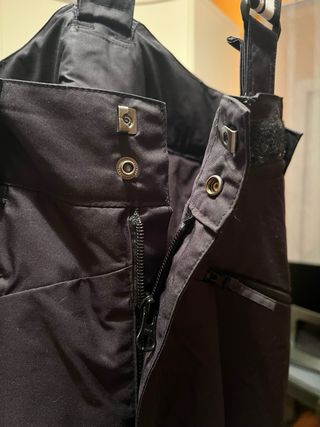 Pantalón de Snow con Tirantes Negro Wedze. Talla S