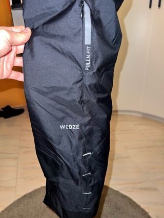 Pantalón de Snow con Tirantes Negro Wedze. Talla S