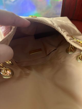 Bolso Bimba y Lola Beige Dorado