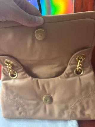 Bolso Bimba y Lola Beige Dorado