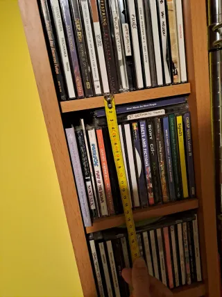 Estantería CDs Ikea Madera