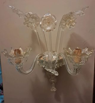 Applique Lampadario vetro di Murano