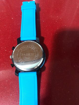 Reloj Unisex Pulsera Azul Calavera