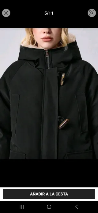 Abrigo acolchado unisex