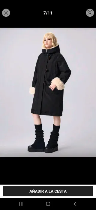 Abrigo acolchado unisex