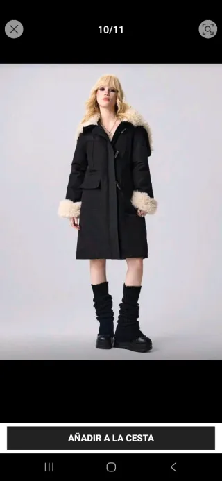 Abrigo acolchado unisex