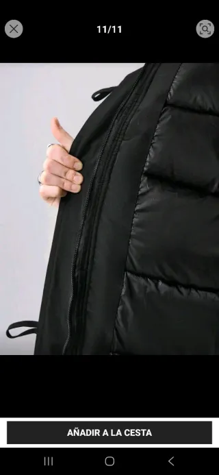 Abrigo acolchado unisex