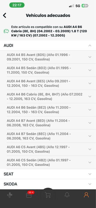 Turbo NUEVO Audi 1.8T 20v Seat WV Skoda