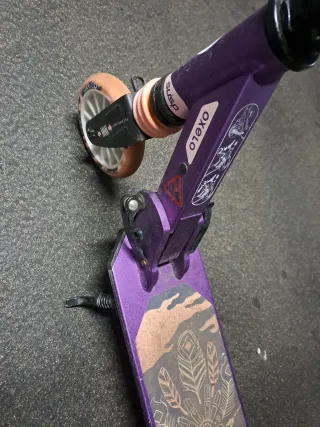 Patinete Oxelo Decathlon Morado