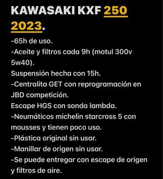 Kawasaki KXF 250 2023