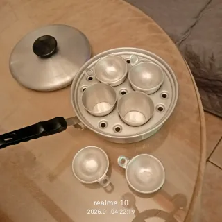 Flanera antigua de aluminio