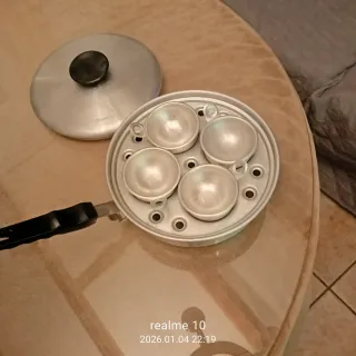 Flanera antigua de aluminio