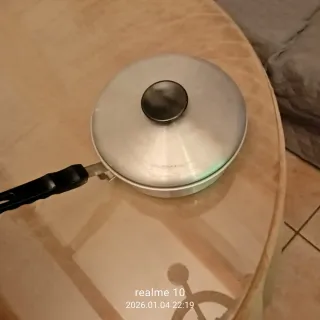 Flanera antigua de aluminio