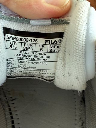 Zapatillas Fila Blancas