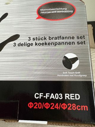 Set 3 Padelle Cheffinger