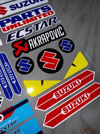 KIT PEGATINAS SUZUKI MOTO 100 ANIVERSARIO CARENADO