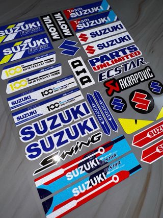 KIT PEGATINAS SUZUKI MOTO 100 ANIVERSARIO CARENADO