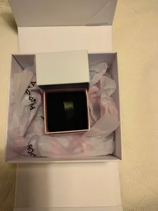 Caja Pandora Rosa con Lazo