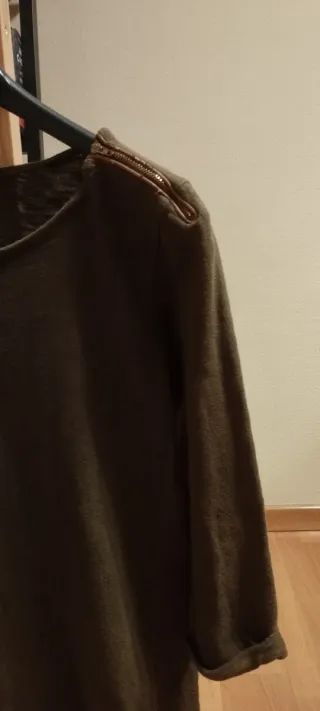 Jersey Massimo Dutti verde oliva Talla M