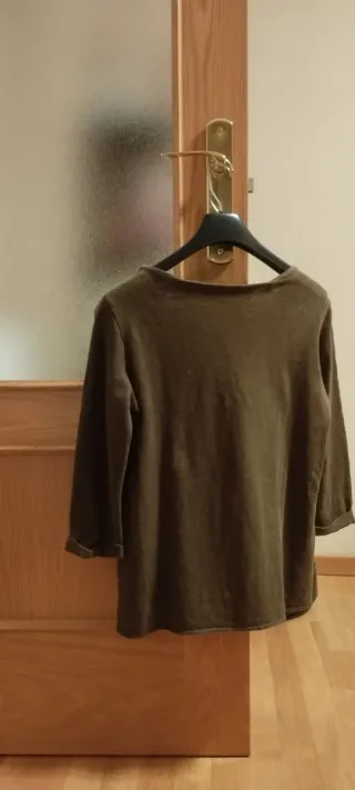 Jersey Massimo Dutti verde oliva Talla M