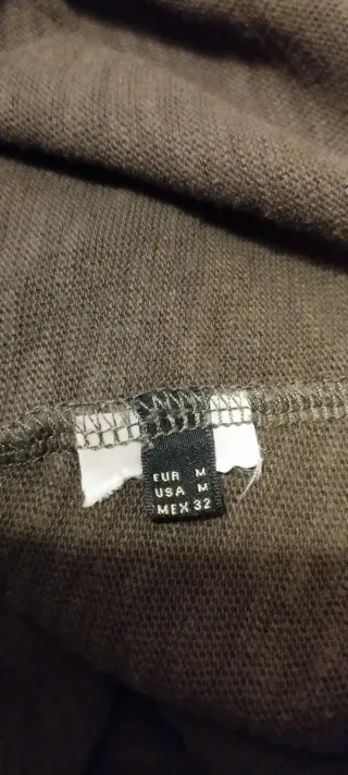 Jersey Massimo Dutti verde oliva Talla M