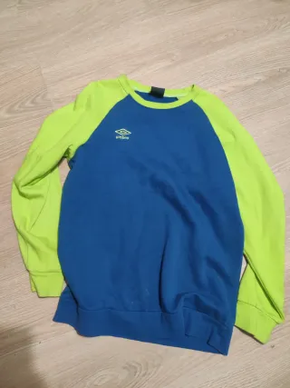 Sudadera Umbro XL Azul y Flúor