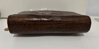 Bolso de piel de cocodrilo autentica