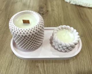 Vela artesanal aromática natural