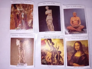 Estampas Sellos Museo Louvre