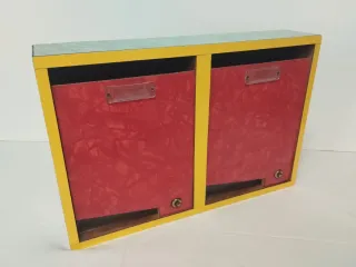 Cassetta posta doppia anni70 da interno in formica