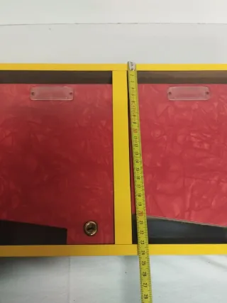 Cassetta posta doppia anni70 da interno in formica