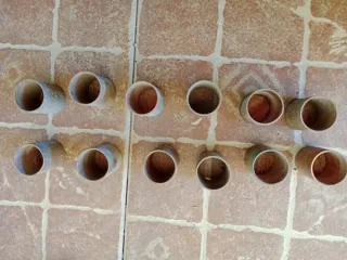 Lote piezas cobre fontanería
