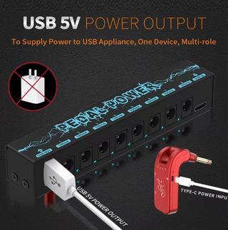 Fuente Alimentación 8 Pedales Guitarra