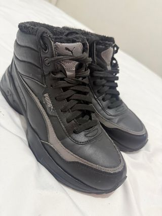 Botines Puma Invierno Negro/Gris