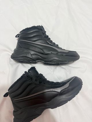 Botines Puma Invierno Negro/Gris