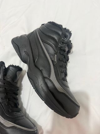 Botines Puma Invierno Negro/Gris