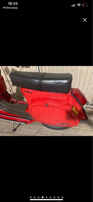 Vespa PK 125 S Roja