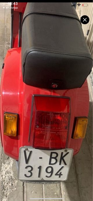 Vespa PK 125 S Roja