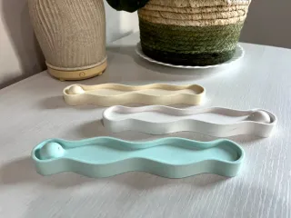 Porta inciensos artesanales de yeso