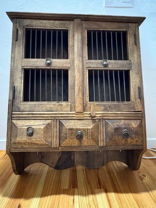 Armadio Portaspezie in Legno Rustico