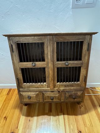 Armadio Portaspezie in Legno Rustico