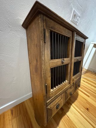 Armadio Portaspezie in Legno Rustico