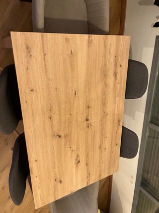 Mesa comedor extensible madera